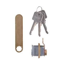 Abus CYLINDER POSTKASSE GRÅ 1 STK