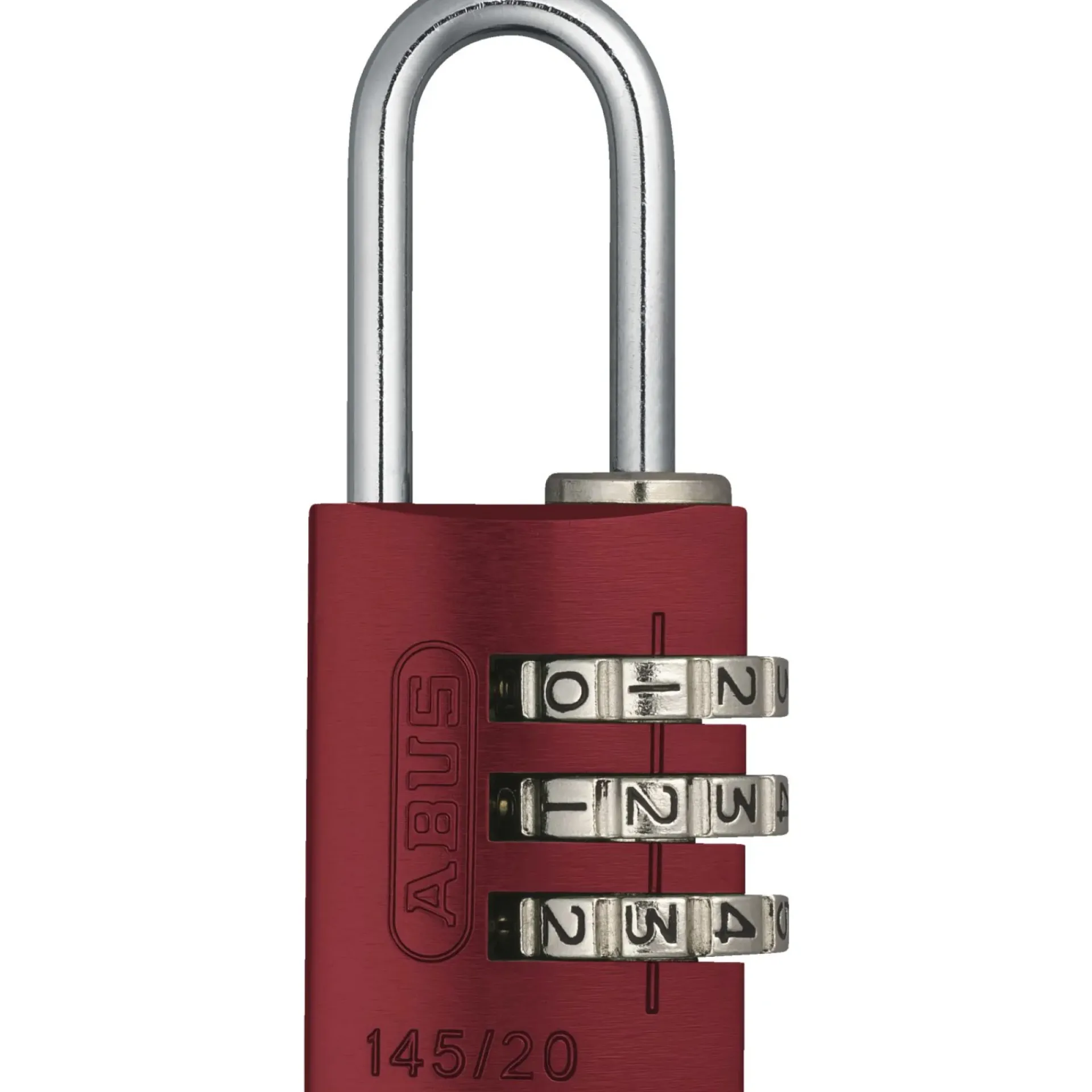 Abus 145/20 KODELÅS 20 MM RØD 1 STK