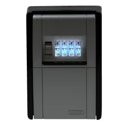 Abus 787 LED TIL VÆG M/KODEHJUL OG LED LYS NØGLEBOKS 80 X 120 X 45 MM