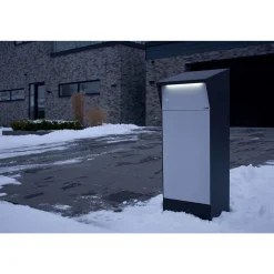 ALLUX BJØRN PAKKEPOSTKASSE SORT/GRÅ