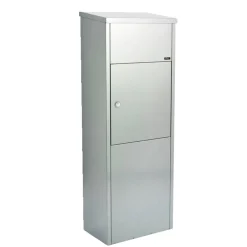 Allux 600 INKL. CYLINDERLÅS PAKKEPOSTKASSE GALVANISERET