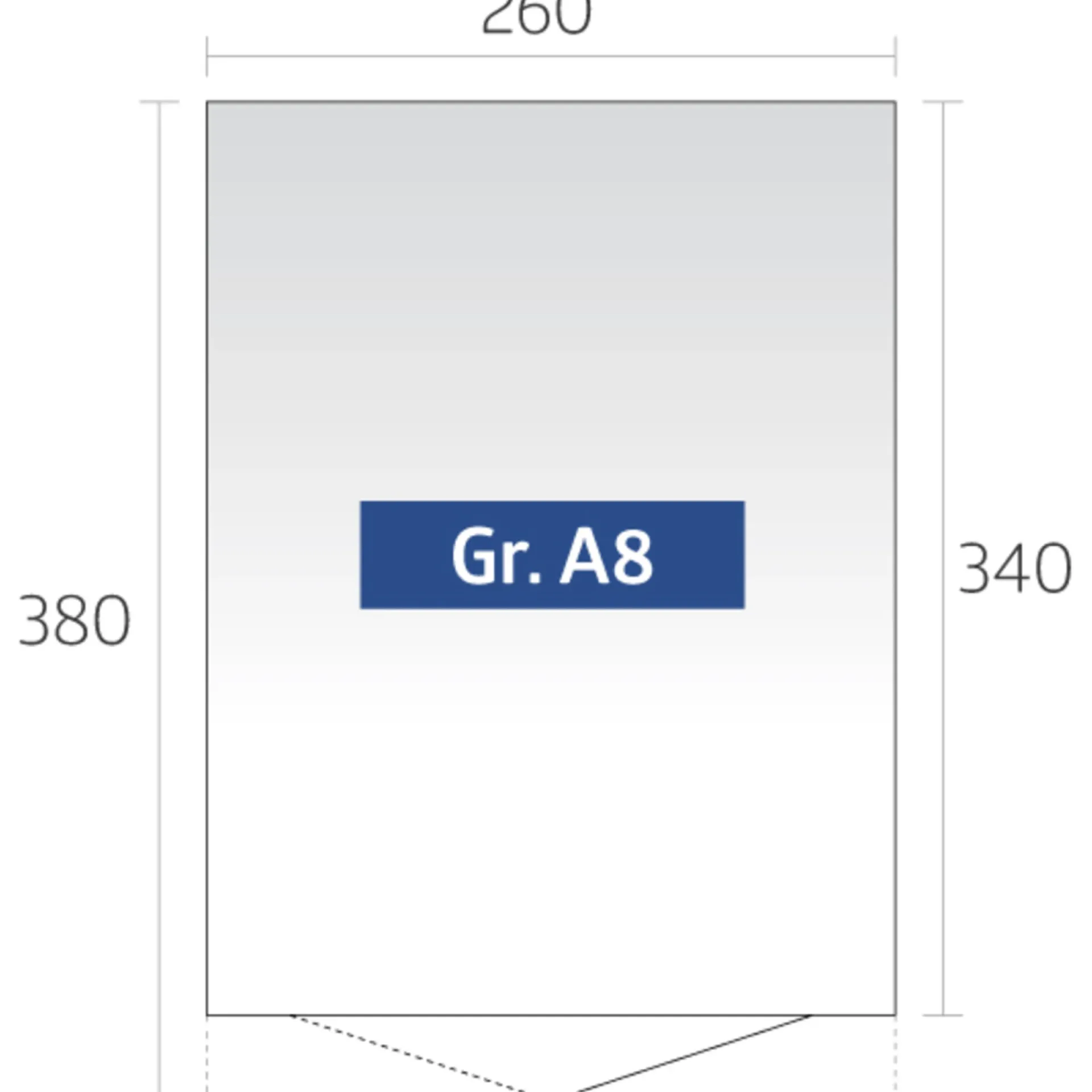 Biohort AVANTGARDE A8 REDSKABSRUM MØRKEGRÅ METALLIC 9,88 M2