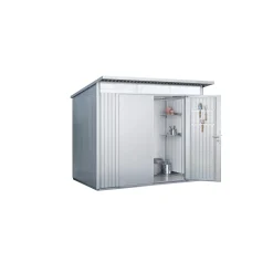 Biohort AVANTGARDE A5 REDSKABSRUM SØLV METALLIC 5,72 M2