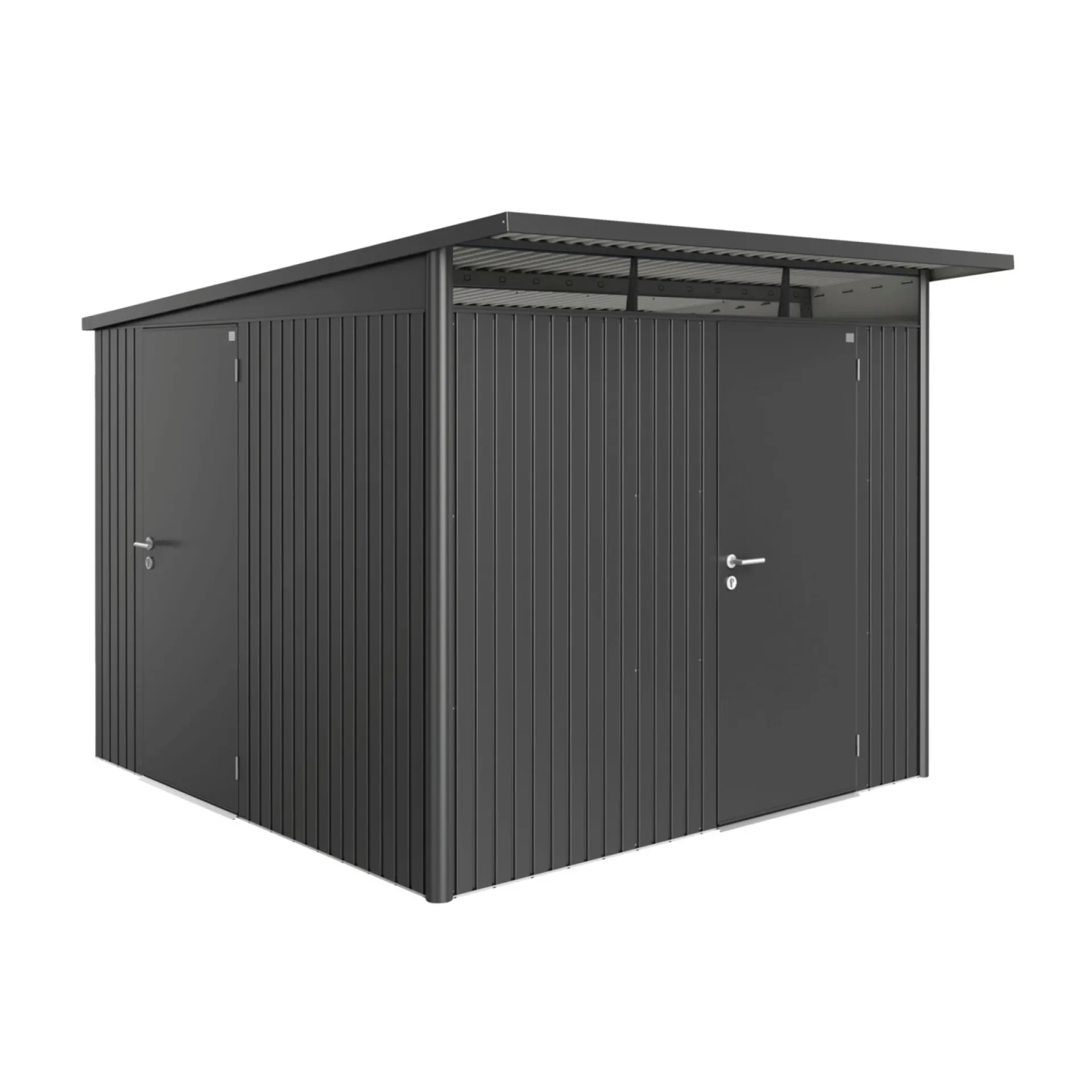 BIOHORT AVANTGARDE A4 REDSKABSRUM SØLV METALLIC 6,84 M2