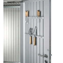 BIOHORT PANORAMA P4 REDSKABSRUM SØLV METALLIC 7,59 M2
