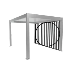 BIOHORT SIDEVÆG PERGOLA 2.35 X 3.64 M