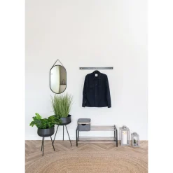 Boliginteriør BOLIGINTERIØR DINA SKOREOL SORT/KROM 34 X 32 X 78 CM