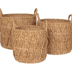 Boliginteriør BOLIGINTERIØR LUNA KURVESÆT NATUR H28/H32/H36 CM