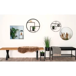 Boliginteriør BOLIGINTERIØR OLIVIA BÆNK SORT 100 X 36 CM