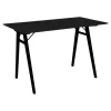 Boliginteriør BOLIGINTERIØR SKRIVEBORD SORT 60 X 120 CM