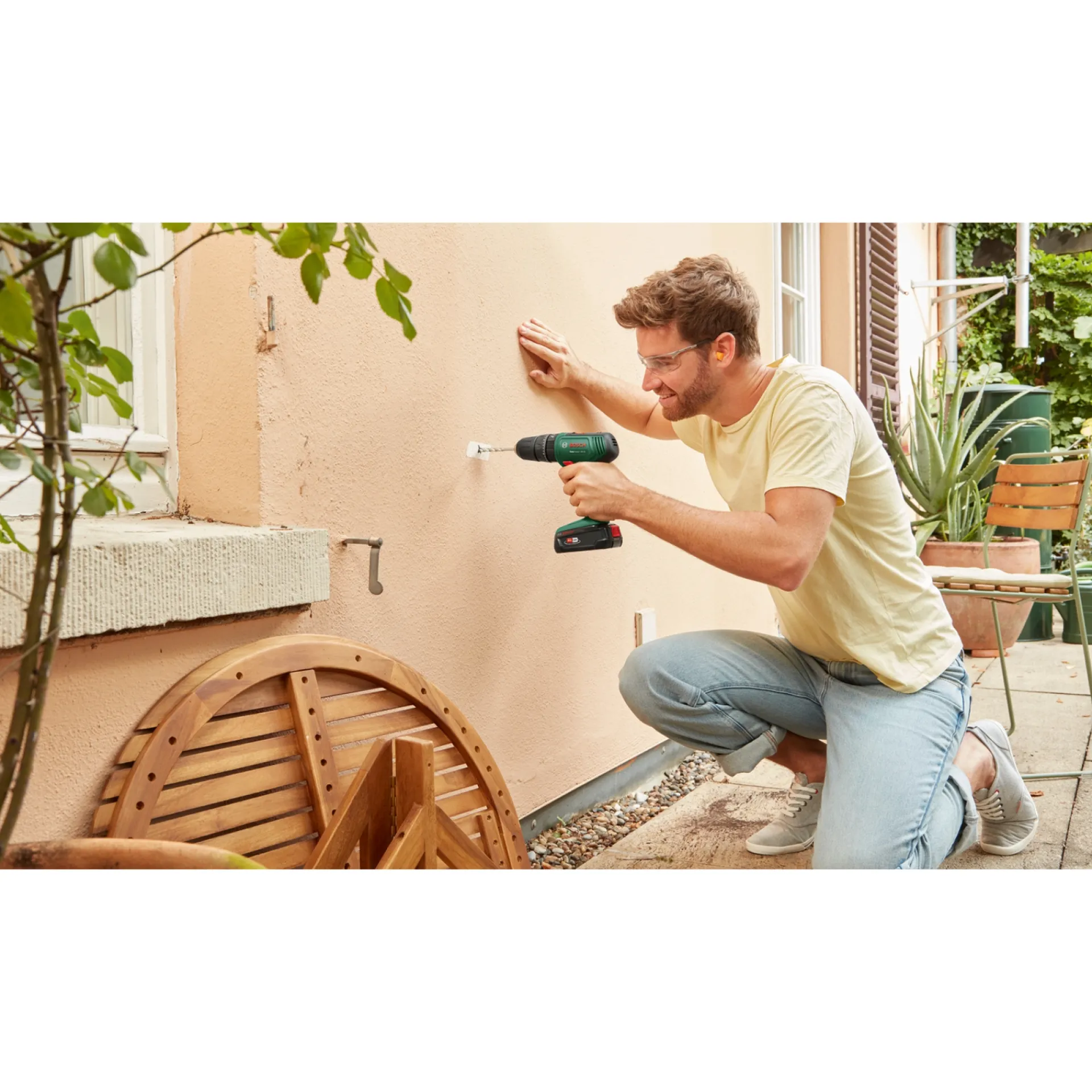 Bosch EASY EASYIMPACT 18V-40 SLAGBORE-/SKRUEMASKINE AKKU UDEN BATTERI OG LADER