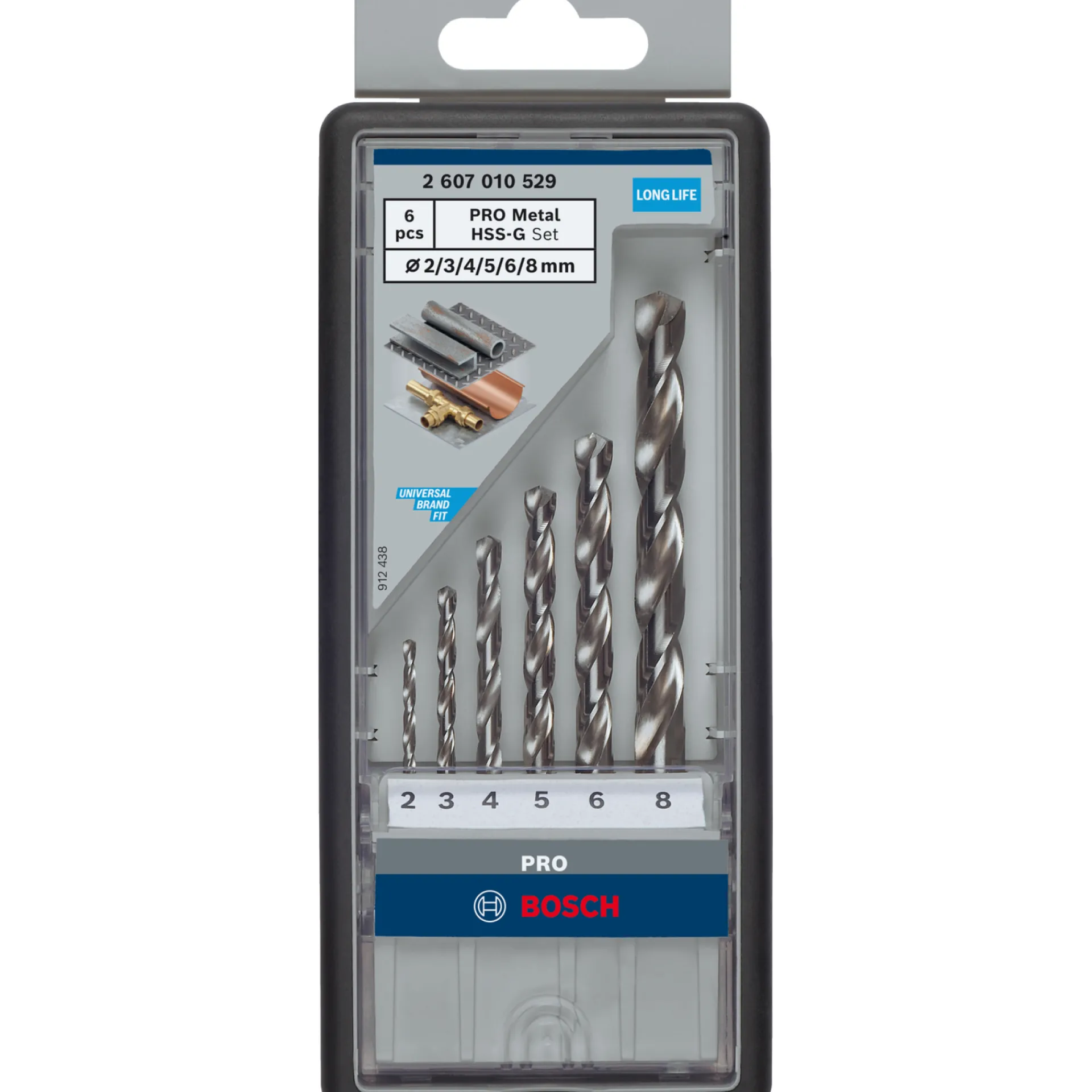 Bosch 2607010529 METALBORSÆT 6 STK