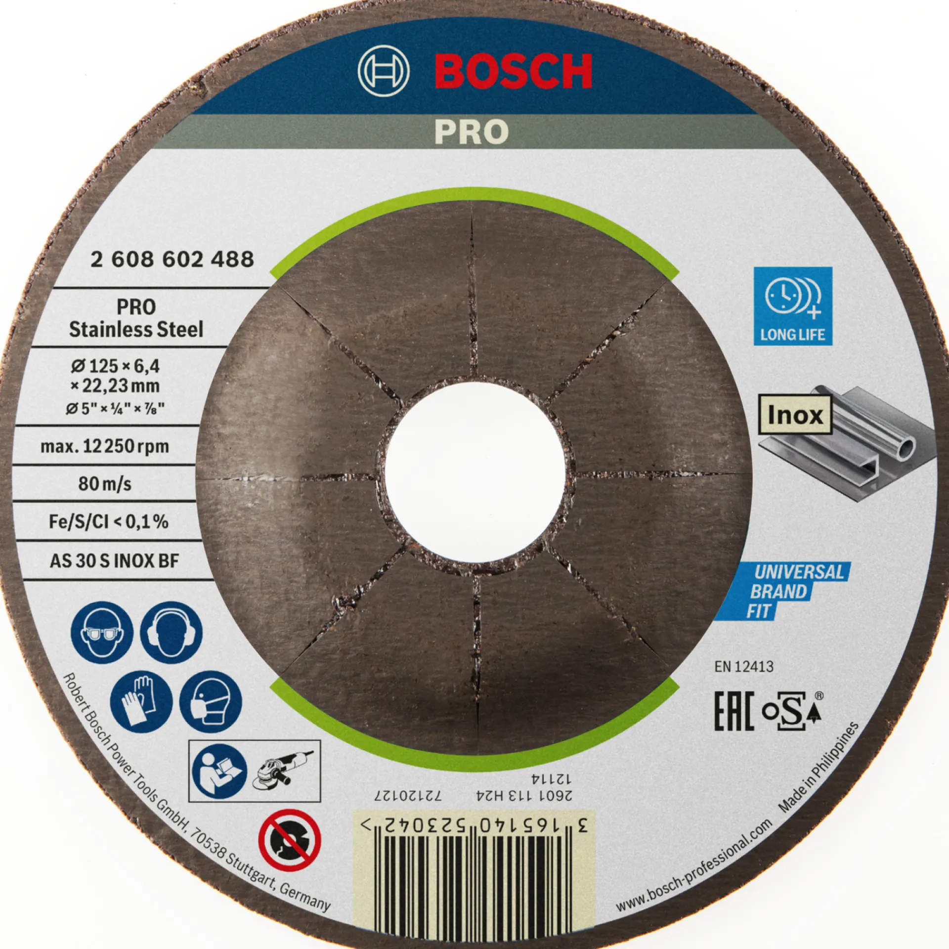 Bosch Ø125MM SLIBESKIVE 125 MM
