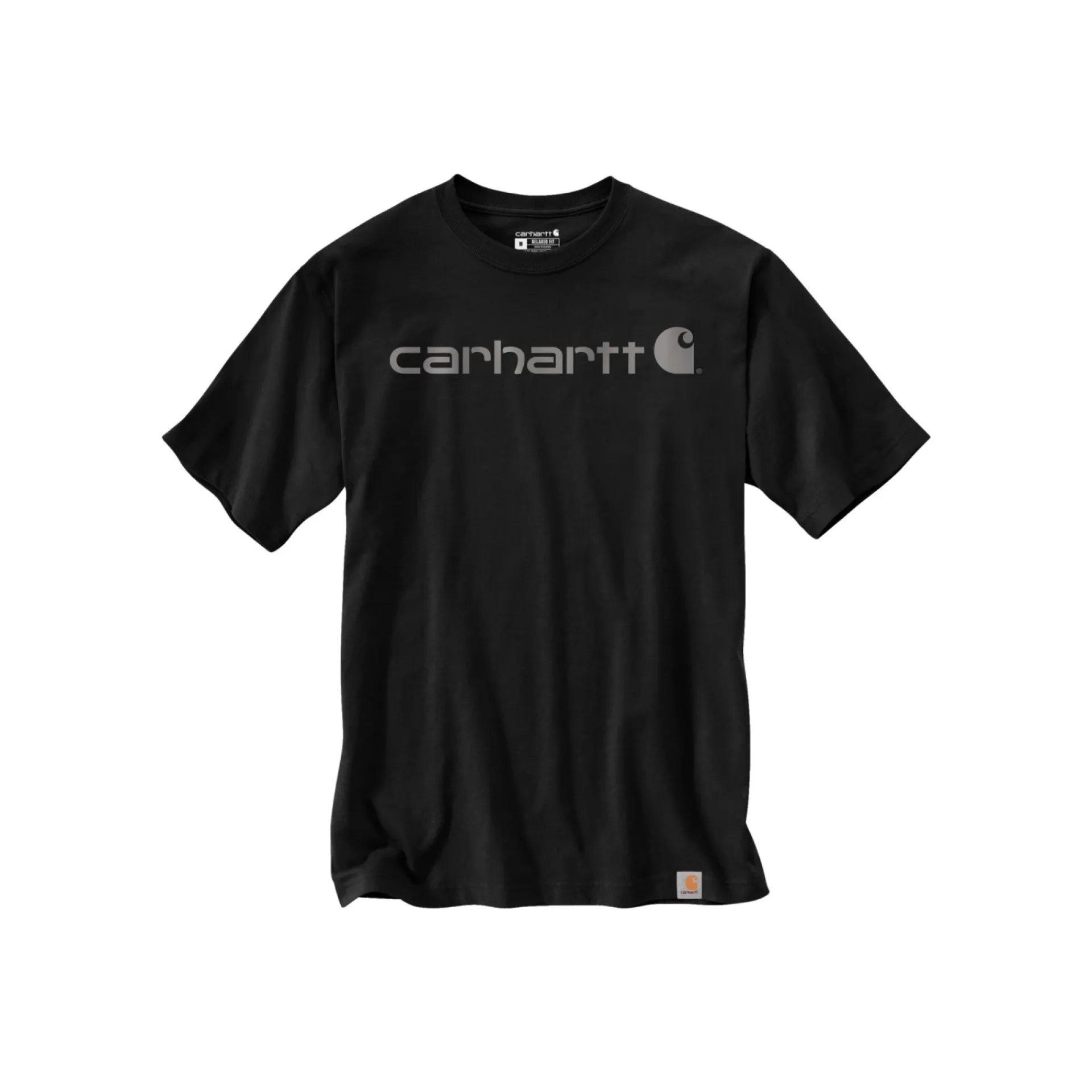 Carhartt CORE LOGO T-SHIRT L SORT/GRÅ
