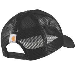 Carhartt TWILL MESH-BACK SCRIPT PATCH CAP KASKET SORT OFA