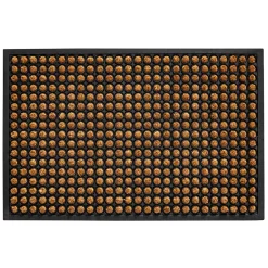 Clean Carpet RUBCO DØRMÅTTE 40 X 60 CM SORT/NATUR