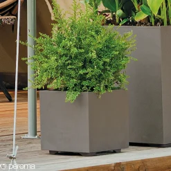 Deroma MILLENIUM 208-623 PLANTEKASSE PLASTIK SANDSTEN 49X49X49 CM