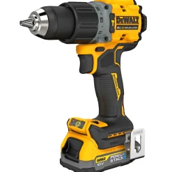 Dewalt DCD805E2T-QW SLAGBORMASKINESÆT AKKU MED BATTERI OG LADER