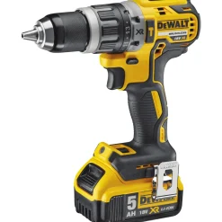 Dewalt DCD796P2 BORE-/SKRUEMASKINE MED SLAG AKKU MED BATTERI OG LADER