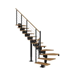 Dolle DUBAI TRAPPE SORT EG DESIGN 12 TRIN