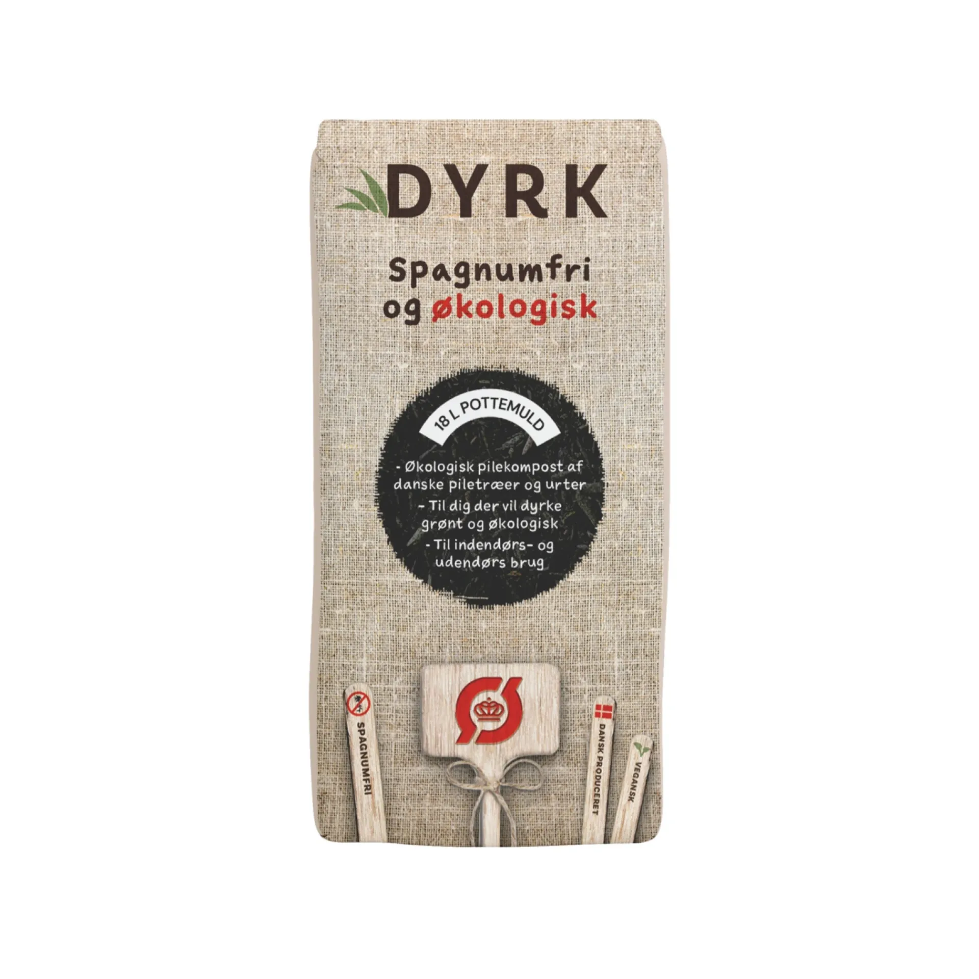 DYRK ØKOLOGISK POTTEMULD 18 L
