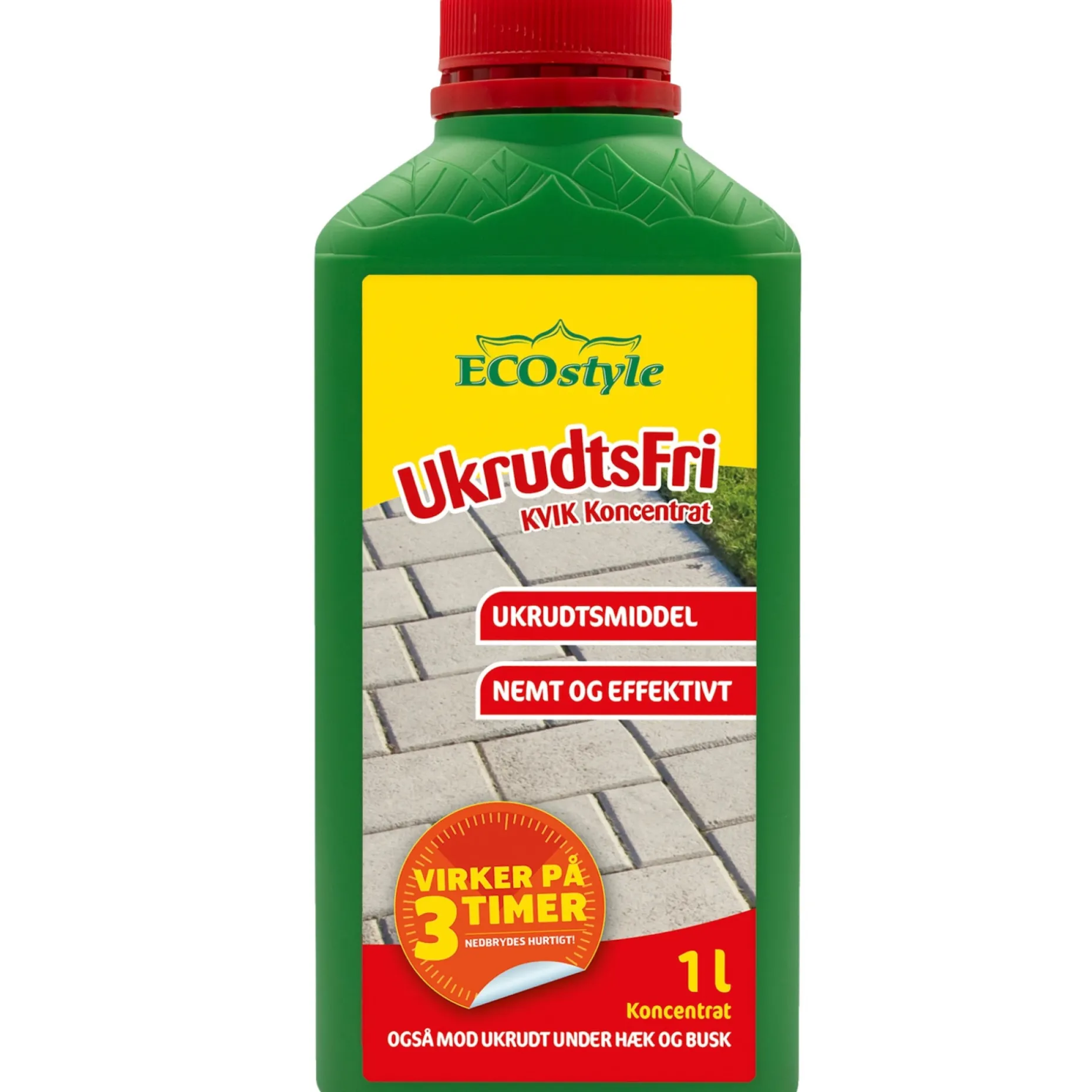 ECOSTYLE KVIK UKRUDTSMIDDEL 1000 ML