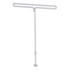 EUROTEC FORHØJELSESPROFIL 15X53X3MM SORT 100 STK