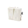 FESH SWITCH CURVELINE DOBB. KORR. - 1,0 MODUL AFBRYDER HVID