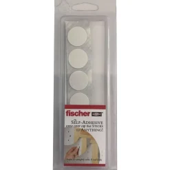 FISCHER DÆKKNAP 18MM HVID 18