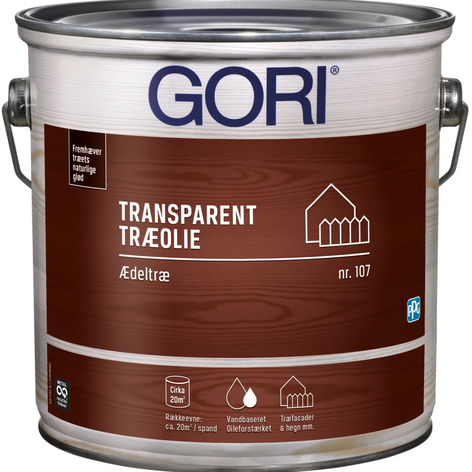 GORI 107 ÆDELTRÆ OLIE 2,5 L TRANSPARENT