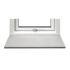 Granit.dk VINDUESPLADE 20 X 1000 X 1000 MM AGGLO MARMOR SILVER