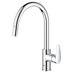 Grohe START EDGE QUICKFIX, C-TUD, M/UDTRÆK KØKKENARMATUR KROM