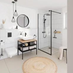 Grohe START QUICKFIX TOILETBØRSTE MAT SORT