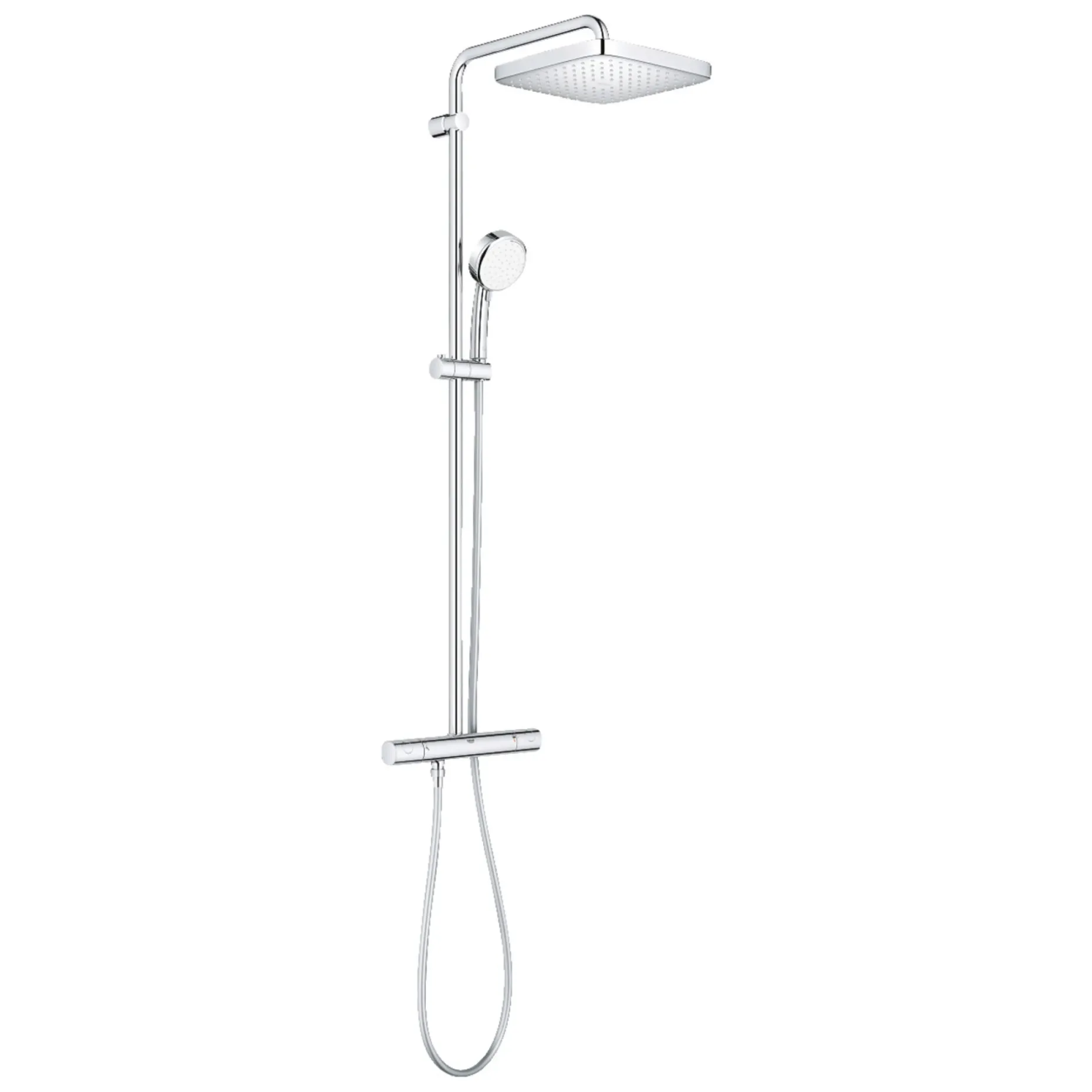 GROHE TEMPTESTA 250 CUBE BRUSESYSTEM KROM