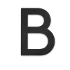 Habo B BOGSTAV SORT