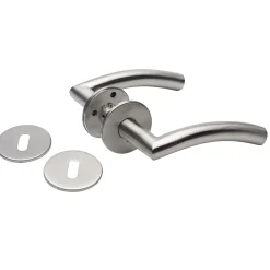 Habo 19 MM DØRGREB RUSTFRIT STÅL L-FORM