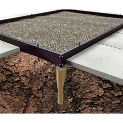 Dame Halls ICON GARDENHOUSE 6 SOKKEL SORT 8,6 M2