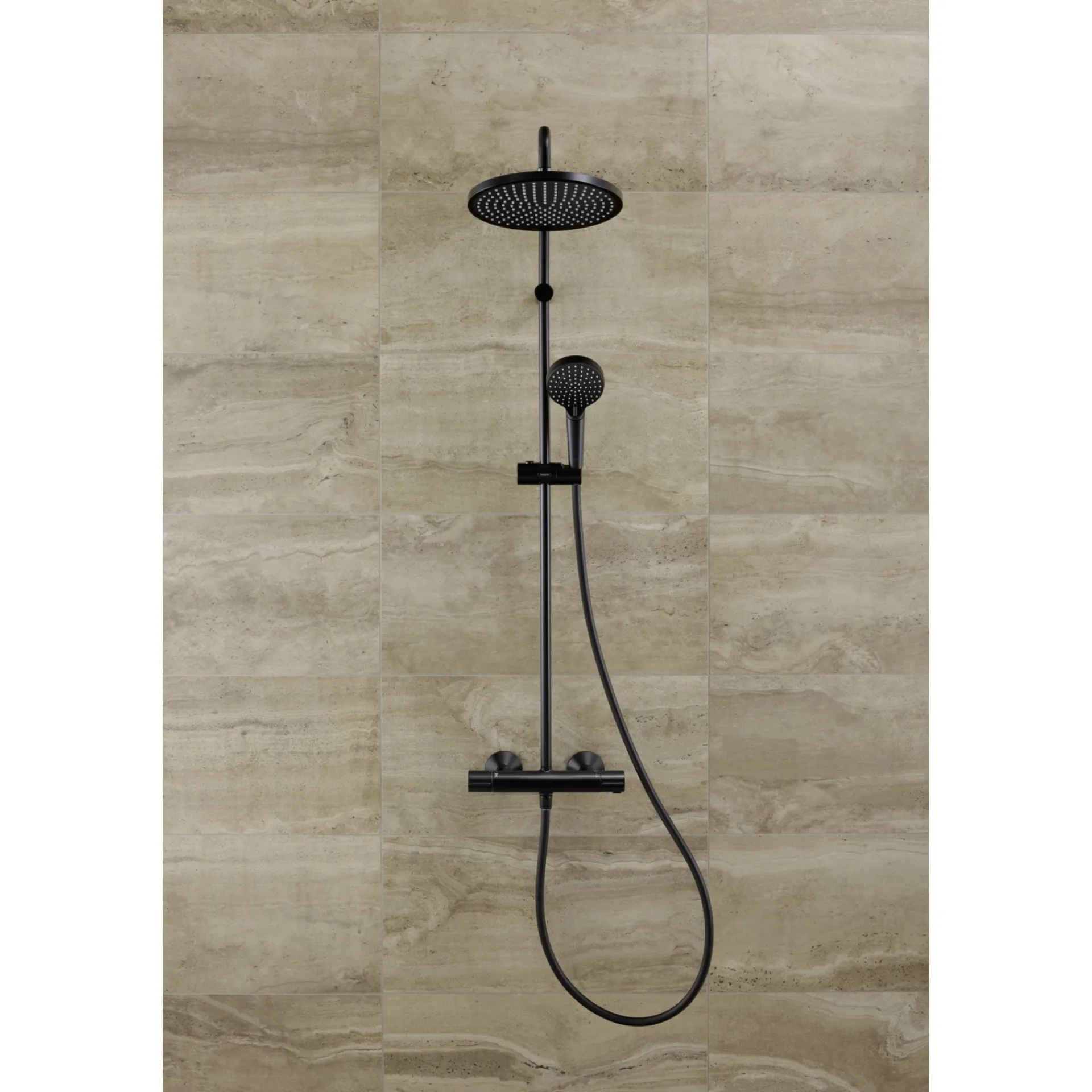 Hansgrohe VERNIS 240 1JET ECOSMART BRUSESYSTEM MAT SORT