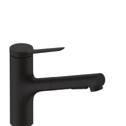 Hansgrohe ZESIS M33 150, 2-JET KØKKENARMATUR MAT SORT