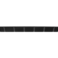 Home>it FLEX KNAGERÆKKE SORT EG 6 KN 60X5,5X2 CM