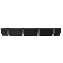 Home>it FLEX KNAGERÆKKE SORT EG 4 KN 40X5,5X2 CM