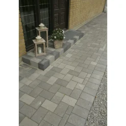 IBF BONDESTEN KANTBLOK 14 X 14 X 21 CM GRÅMIX