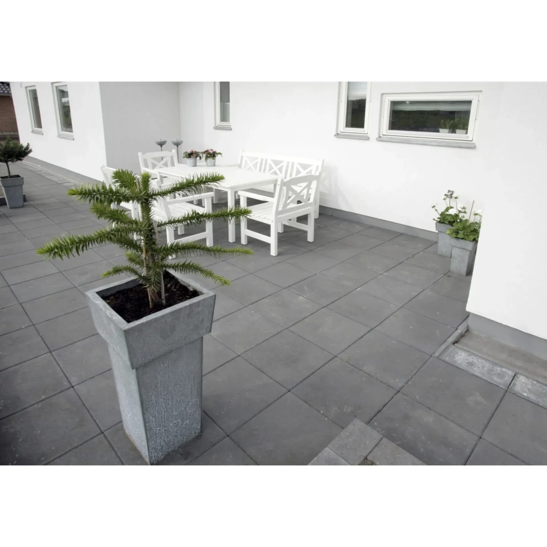 IBF MODUL 40 HAVEFLISE 5 X 40 X 40 CM SORT/ANTRACIT