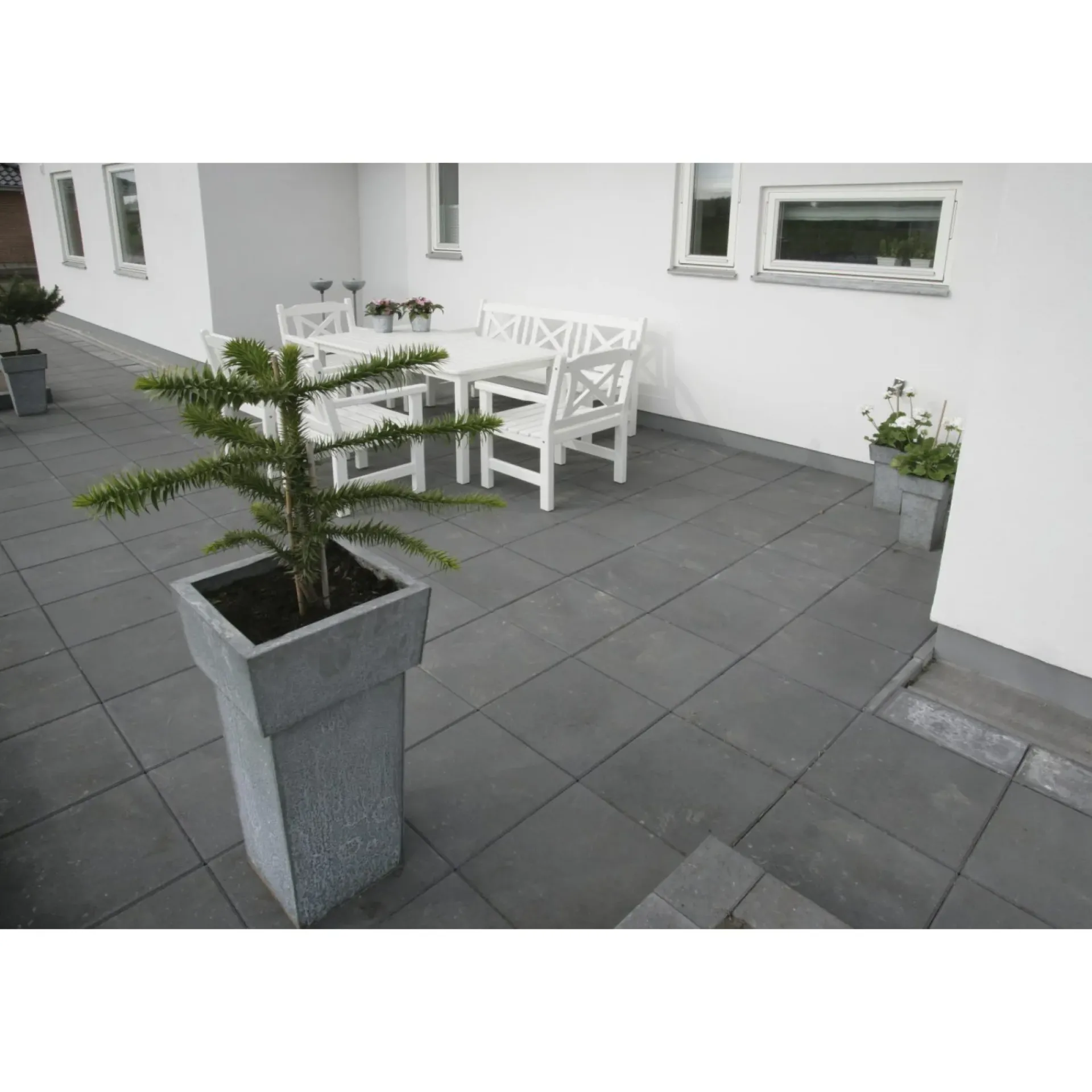 IBF MODUL 40 HAVEFLISE 6 X 40 X 40 CM SORT/ANTRACIT