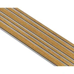I-WOOD AKUSTIKPANEL EG BRUN OLIE 16 X 300 X 2400 MM