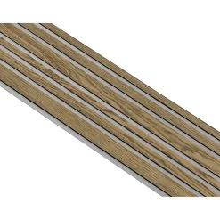 I-Wood AKUSTIKPANEL EG MØRKEBRUN OLIE 17 X 300 X 2400 MM