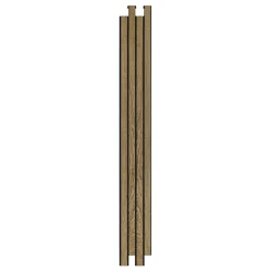 I-Wood AKUSTIKPANEL EG MØRKEBRUN OLIE 17 X 300 X 2400 MM