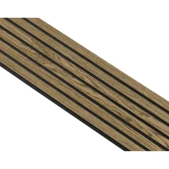 I-Wood AKUSTIKPANEL EG MØRKEBRUN OLIE 16 X 300 X 2400 MM