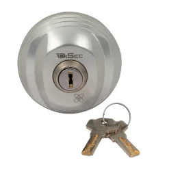 Jasa VAREVOGNSLÅS DISEC75 VAREVOGNSLÅS DIRKESIKRET CYLINDER SØLV 1 STK