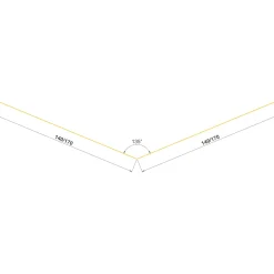 Jual SORT ALU-PROFIL 1ES, 16" INKL. BLINDFALS SKOTRENDE 1 M